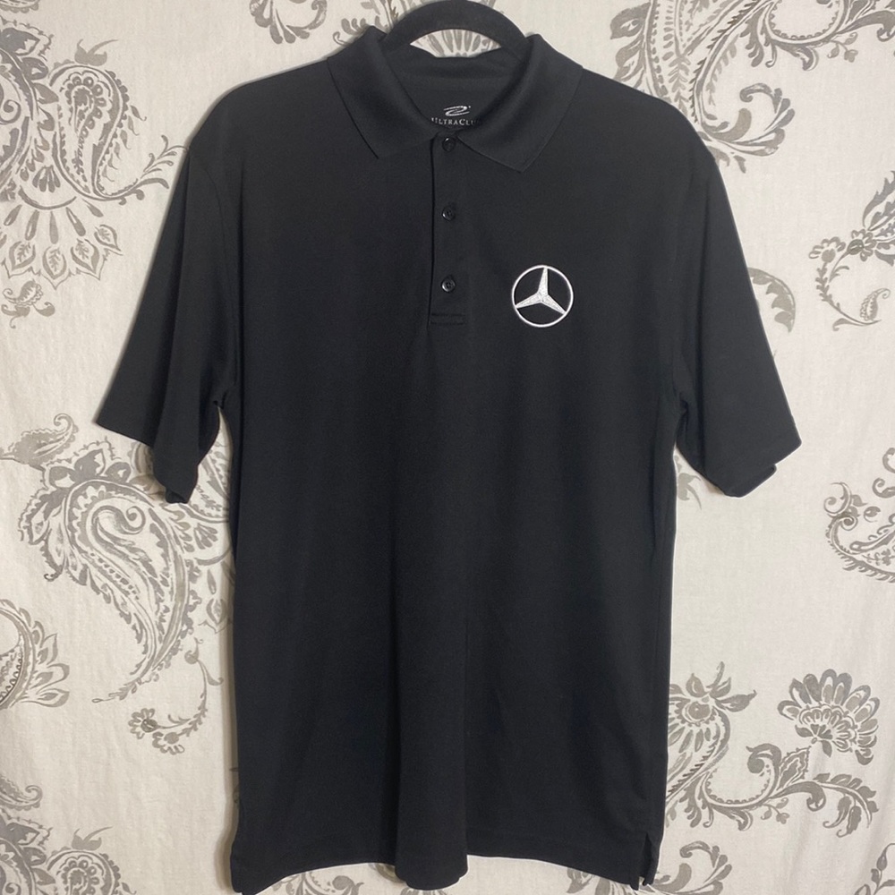 Mercedes emblem polo shirt men’s‎ Medium
